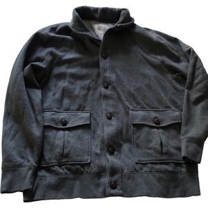 Old Navy Gray Shawl Collar Lightweight Sweatshirt Cardigan | XL | Men’s